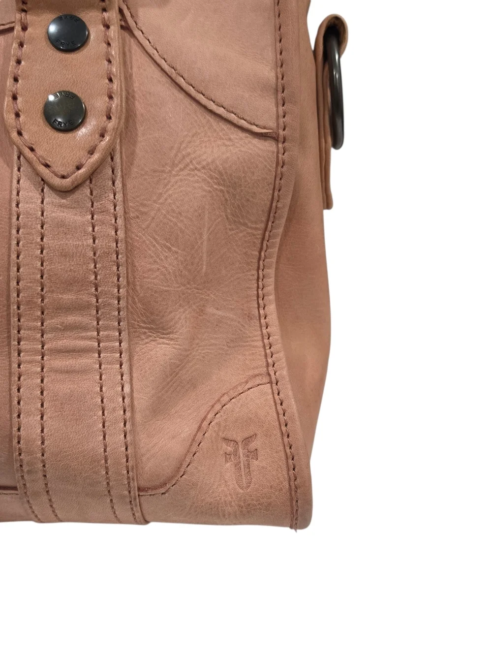 FRYE MELISSA LEATHER SATCHEL WITH MATCHING WALLET